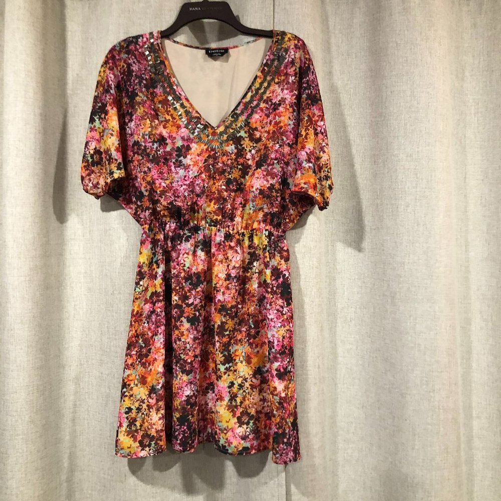 Vintage Y2K BEBE mini tunic dress embellished